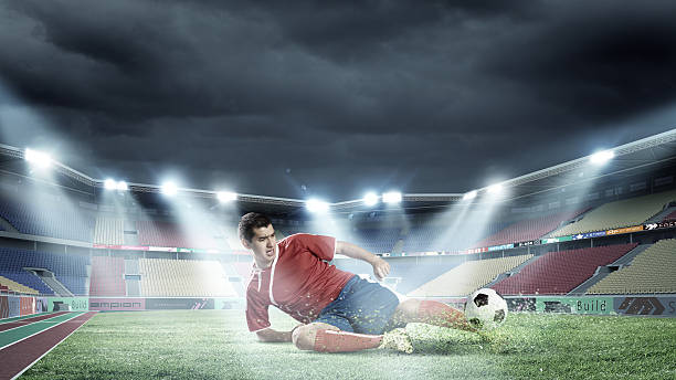 istock Football kick 518150387
