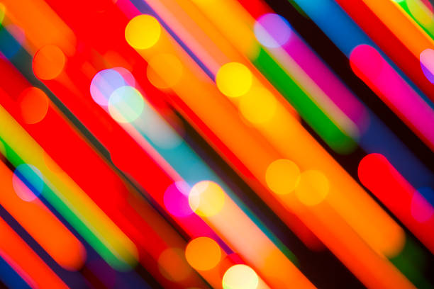 istock Bright background of lights 518151056