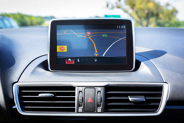 istock Navigation device in the car 518151531