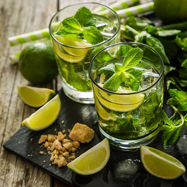 istock Mojito cocktail and ingredients 518151588