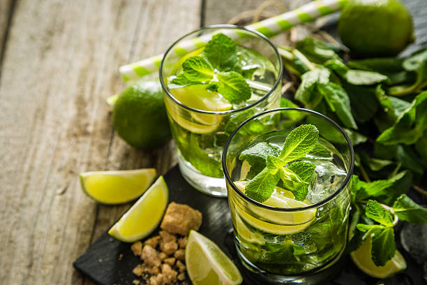 istock Mojito cocktail and ingredients 518151690