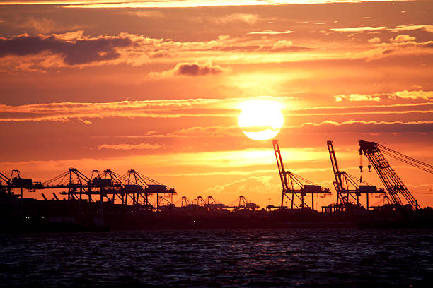 istock Sunset view from Louis Valentino Junior Park 518152591