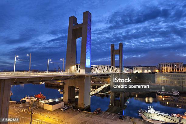 Recouvrance Bridge Brest France Stock Photo - Download Image Now - Brest - Brittany, City, Bridge - Built Structure