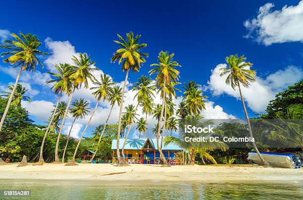 Caribbean Beach Shack Stock Photo - Download Image Now - San Andrés Island - Colombia, Colombia, Beach