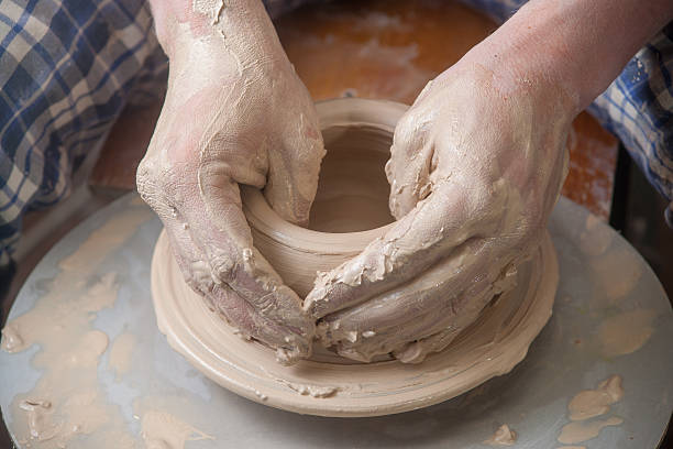 istock Hands of a potter 518170145