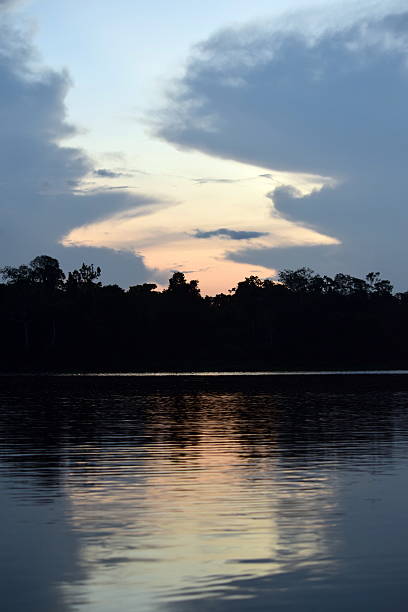 istock Sunset in Black Lake 518170731