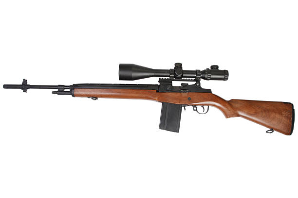istock M14 sniper rifle isolated 518170999
