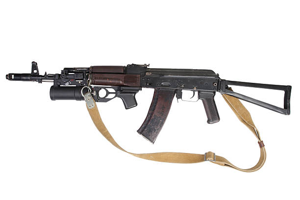 istock Kalashnikov AK with GP-25 grenade launcher 518171161
