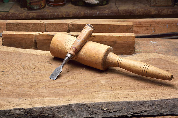 istock carpenter working with plane on wooden 518171530