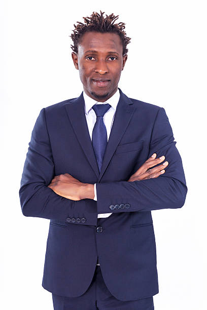 istock Confident African Businessman 518173086