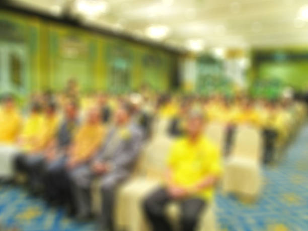 istock Meeting room with people blur image. 518174152