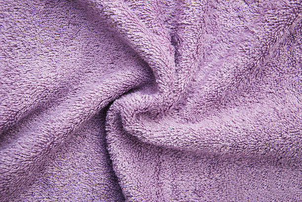 istock Purple bath fluffy towel 518174398
