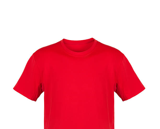 istock Red T-shirt isolated on white background 518176729