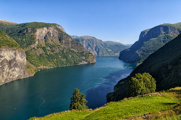 istock View over the Aurlandsfjord in Norway 518177124