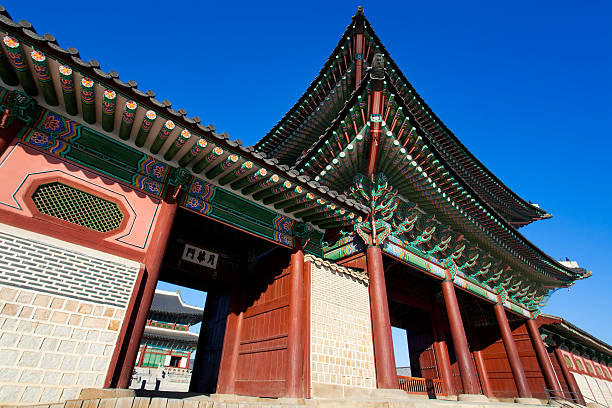 istock Gyeongbokgung palace in Seoul 518177724