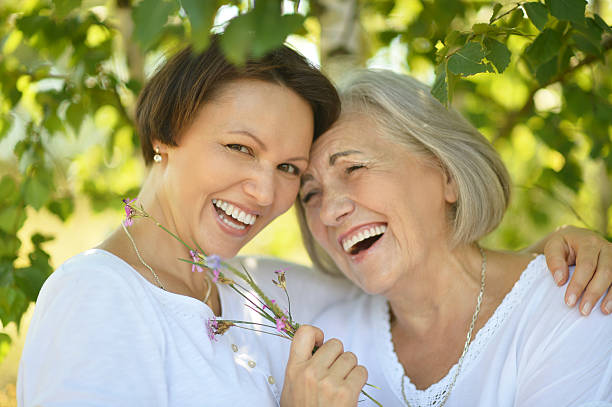 istock Mother and daughter in  park 518177826