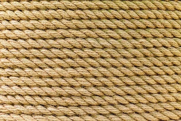 istock Perfect yellow rough rope texture. Close-up 518181300