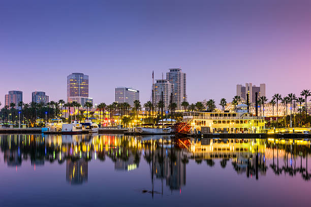 long beach, california - los angeles county city of los angeles apartment built structure foto e immagini stock