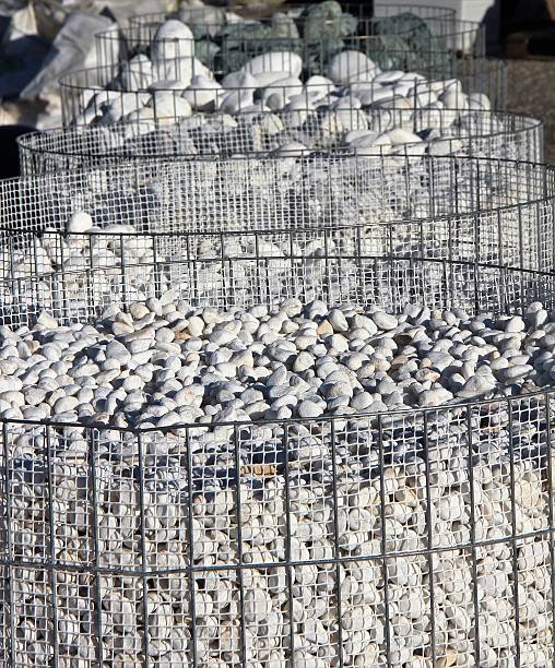 istock Stone cages - Gabionen 518182596
