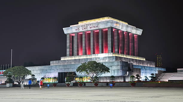 istock Night view of the Ho Chi Minh Mausoleum 518184502
