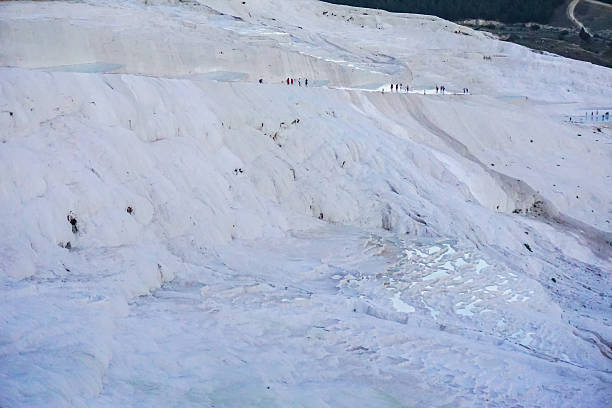 people in the far distance descend the white cliffs of Pamukkale/file_thumbview/48963526/1