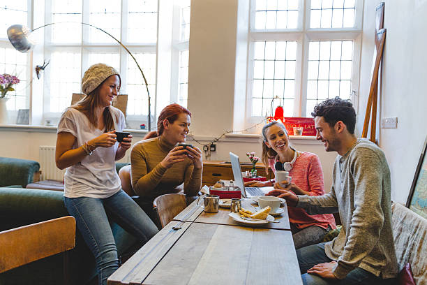 istock Friends Catching Up Over Coffee 518199386