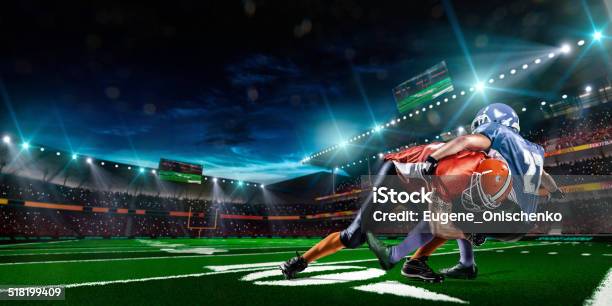 American Football Stockfoto und mehr Bilder von Amerikanischer Football - Amerikanischer Football, Stadion, Sportplatz