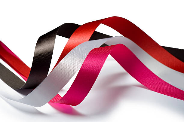 istock ribbons pink, red, brown and white 518200012