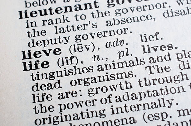 istock The word 'life' in a dictionary 518200411