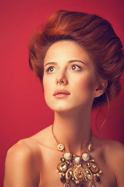 istock edwardian women with necklace 518200899