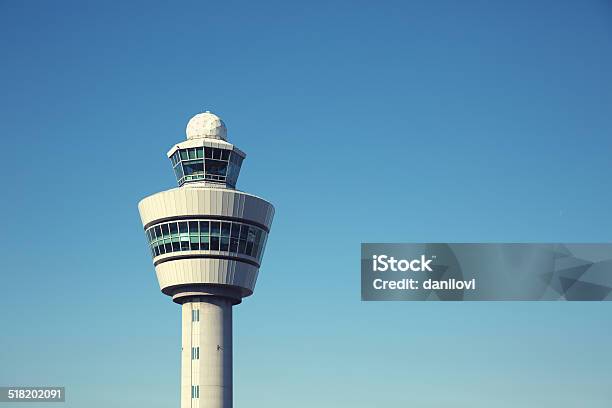 Airport Control Tower Stock Photo - Download Image Now - Air Traffic Control Tower, Amsterdam Schiphol Airport, Tower