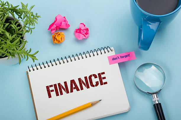 istock Finance concept - Financial accounting stock market graphs analysis. Notebook 518202762