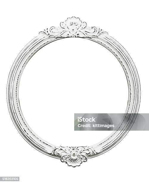 Vintage Retro Old Picture Frame Stock Photo - Download Image Now - Border - Frame, Picture Frame, Ellipse