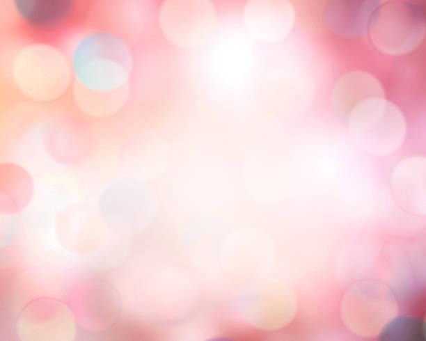 istock Pink blur defocused bokeh abstract background. 518205236