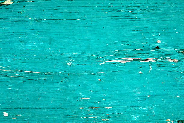 istock Old woodan wall, shabby paint as background 518205956