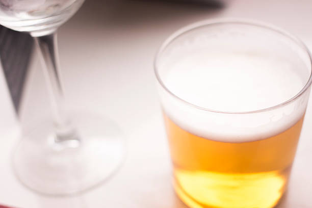 istock Beer glass in pub bar 518207598