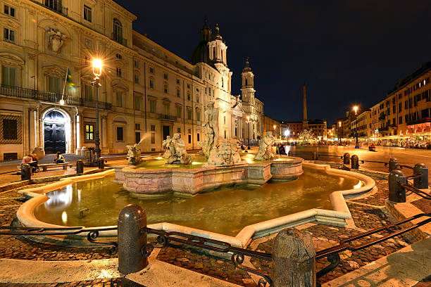 istock Fountain in Piazza Navona in Rome 518210286