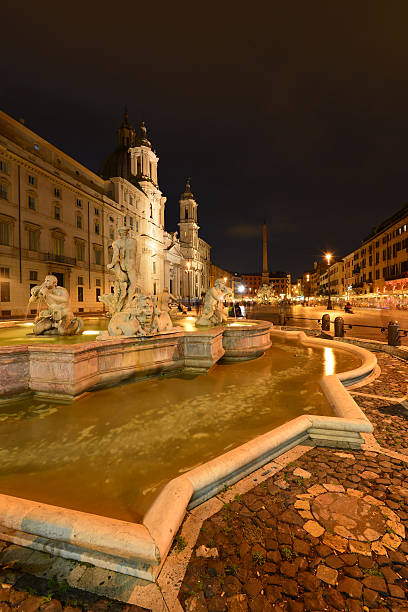 istock Fountain in Piazza Navona in Rome 518210544