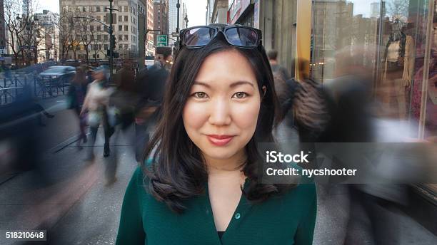 City Girl Portrait Stock Photo - Download Image Now - Crowd of People, Long Exposure, People