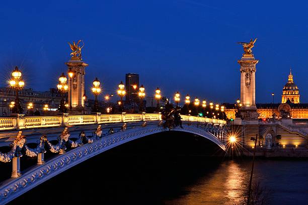istock Pont Alexandre III at twilight, Paris 518211050