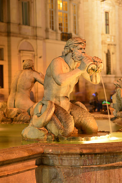 istock Fountain in Piazza Navona in Rome 518211218