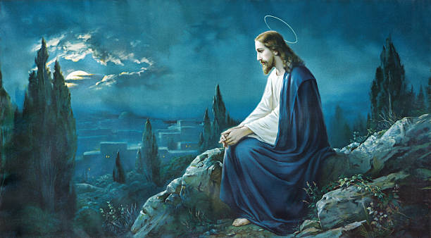 istock Prayer of Jesus in the Gethsemane garden. 518224309