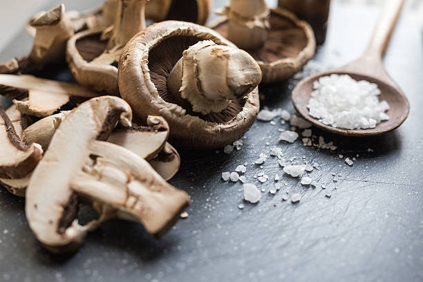 istock Closeup of fresh mushrooms 518225146