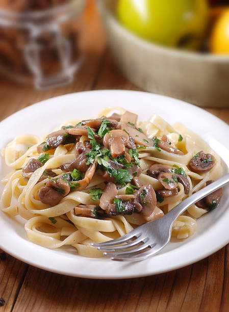 istock pasta with sauteed mushrooms 518225175