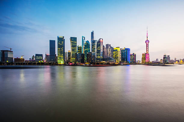 istock Beautiful shanghai skyline 518225576