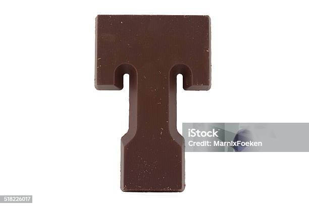 Chocolate Letter T Stock Photo - Download Image Now - Chocolate, Text, Letter T