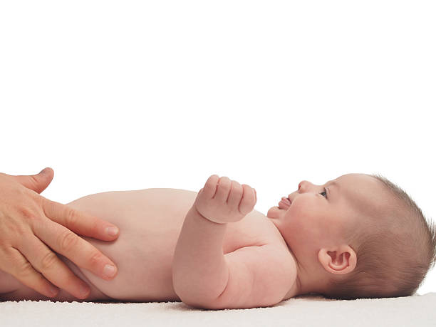 istock Doctor massage small caucasian baby 518226665
