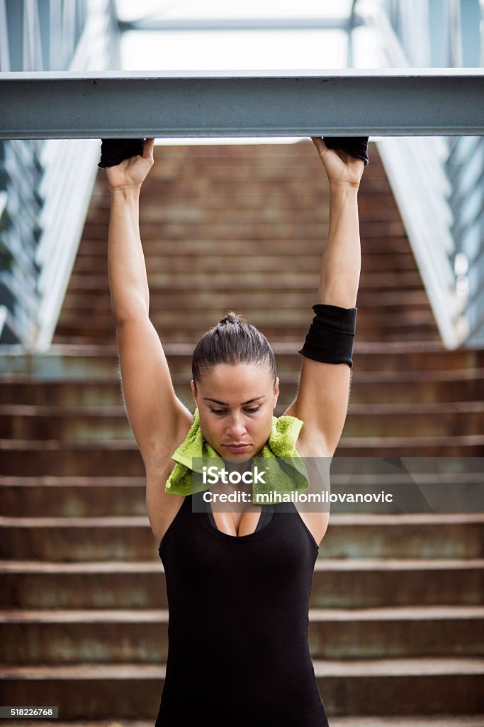 After workout Girl posing after workout 20-29 Years Stock Photo