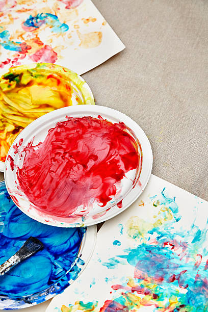 istock Kids painting background 518227794