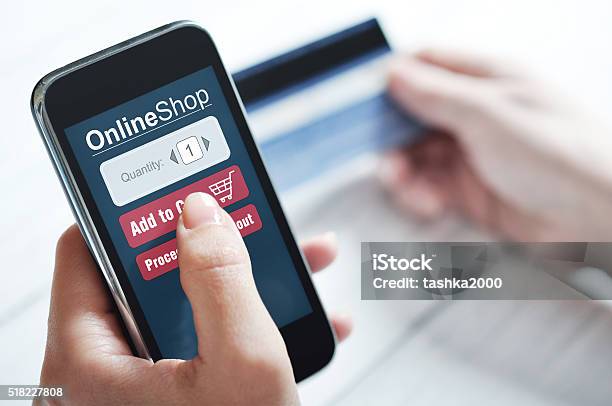 Internet Shopping Concept Stock Photo - Download Image Now - Add To Cart, Adult, Adults Only
